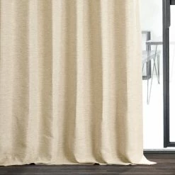 Top 10 🥰 Exclusive Fabrics Candlelight Bellino Room Darkening Curtain (1 Panel) Ivory ✔️ -Exclusive Fabrics SHOP Exclusive Fabrics Candlelight Bellino Blackout Curtain Panel 4