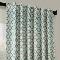Brand new ๐ Exclusive Fabrics Casablanca Aqua/ Beige Room Darkening Curtain Panel Pair (2 Panels) โญ 15 Brand new ๐ Exclusive Fabrics Casablanca Aqua/ Beige Room Darkening Curtain Panel Pair (2 Panels) โญ -Exclusive Fabrics SHOP Exclusive Fabrics Casablanca Aqua Beige Pole Pocket Blackout Curtain Panel Pair bf764fd9 7258 42f3 ac8a 1aced0ea5858