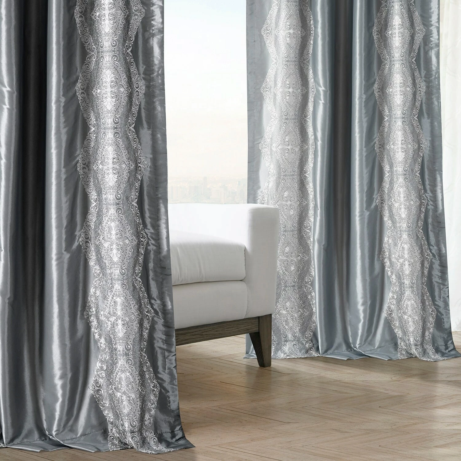 Flash Sale ๐ Exclusive Fabrics Chai Embroidered Faux Silk Curtain (1 Panel) Chai Gold ๐คฉ 8 Flash Sale ๐ Exclusive Fabrics Chai Embroidered Faux Silk Curtain (1 Panel) Chai Gold ๐คฉ - Image 6