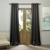 Best Pirce 🧨 Exclusive Fabrics Anthracite Grey Grommet Blackout Curtain Panel Pair (2 Panels) ✨ -Exclusive Fabrics SHOP Exclusive Fabrics Charcoal Grommet Top Blackout Curtain Panel Pair dffbaf13 8b66 4e74 9d06 72bee22ecbdb