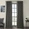 Buy 🤩 Exclusive Fabrics Anthracite Grey Blackout Curtain Panel Pair (2 Panels) 😀