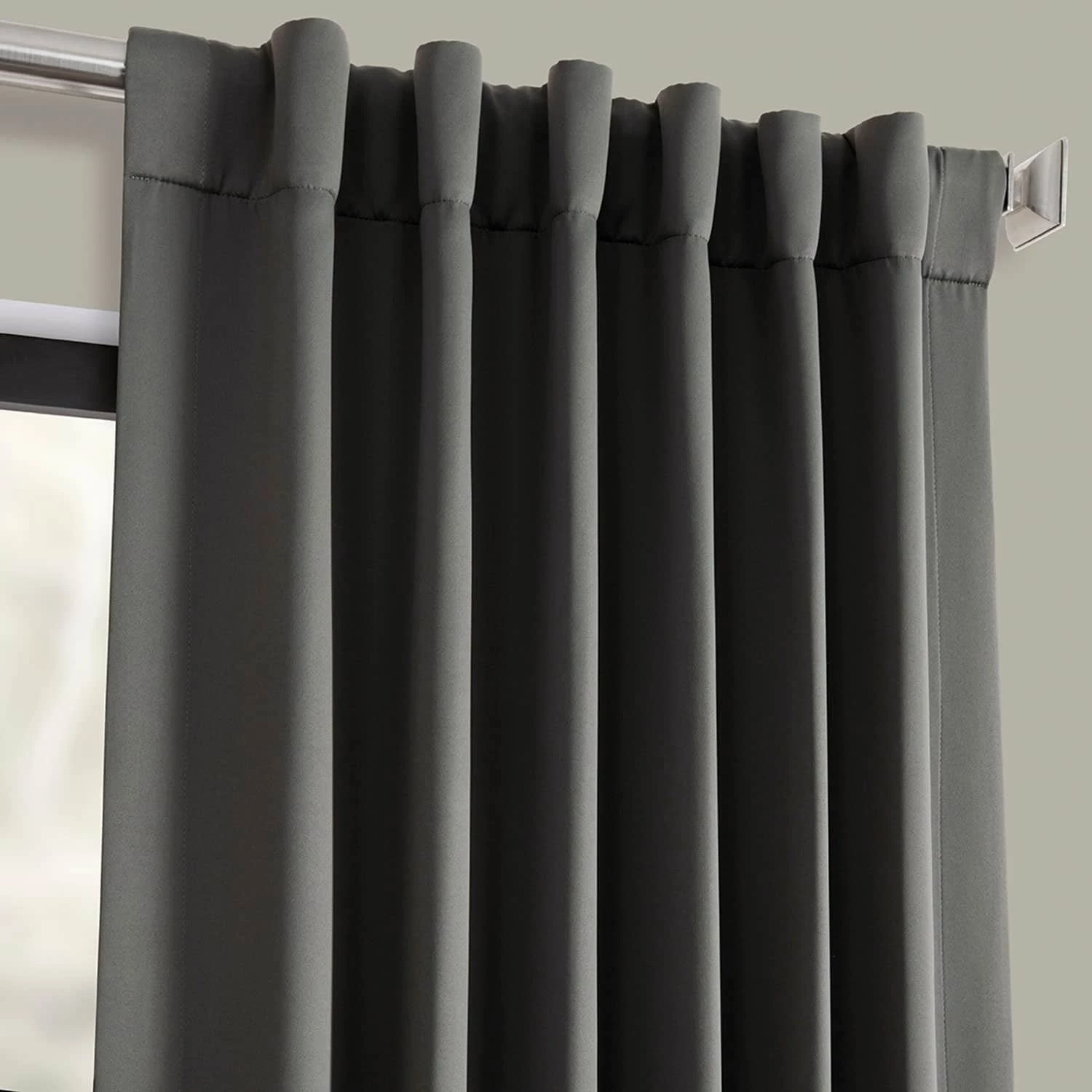 Buy ๐คฉ Exclusive Fabrics Anthracite Grey Blackout Curtain Panel Pair (2 Panels) ๐ 5 Buy ๐คฉ Exclusive Fabrics Anthracite Grey Blackout Curtain Panel Pair (2 Panels) ๐ - Image 3