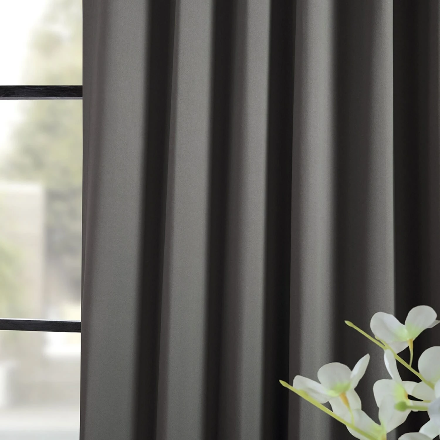 Buy ๐คฉ Exclusive Fabrics Anthracite Grey Blackout Curtain Panel Pair (2 Panels) ๐ 10 Buy ๐คฉ Exclusive Fabrics Anthracite Grey Blackout Curtain Panel Pair (2 Panels) ๐ - Image 8