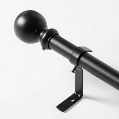 New ⌛ Exclusive Fabrics Classic Sphere Ball Extendable Metal Rod Set, 52 - 144 Nickel ⌛ -Exclusive Fabrics SHOP Exclusive Fabrics Classic Sphere Ball Extendable Metal Rod Set2C 52 144 6