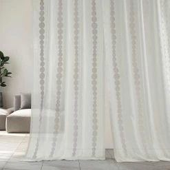 Hot Sale 💯 Exclusive Fabrics Cleopatra Embroidered Sheer Curtain (1 Panel) Cleopatra Gold ✔️ -Exclusive Fabrics SHOP Exclusive Fabrics Cleopatra Embroidered Sheer Curtain 281 Panel29 6