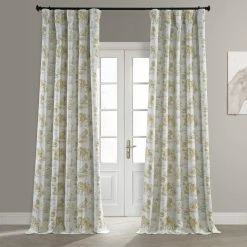 Top 10 🤩 Exclusive Fabrics Conte Blackout Room Darkening Curtain Panel Pair (2 Panels) Conte Raw Sienna 😀