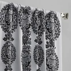 Wholesale 🤩 Exclusive Fabrics Cyprus Printed Linen Textured Room Darkening Curtain (1 Panel) Black ✨ -Exclusive Fabrics SHOP Exclusive Fabrics Cyprus Printed Linen Textured Blackout Curtain 376d04d5 f779 4b24 9b40 1a471d046fc0