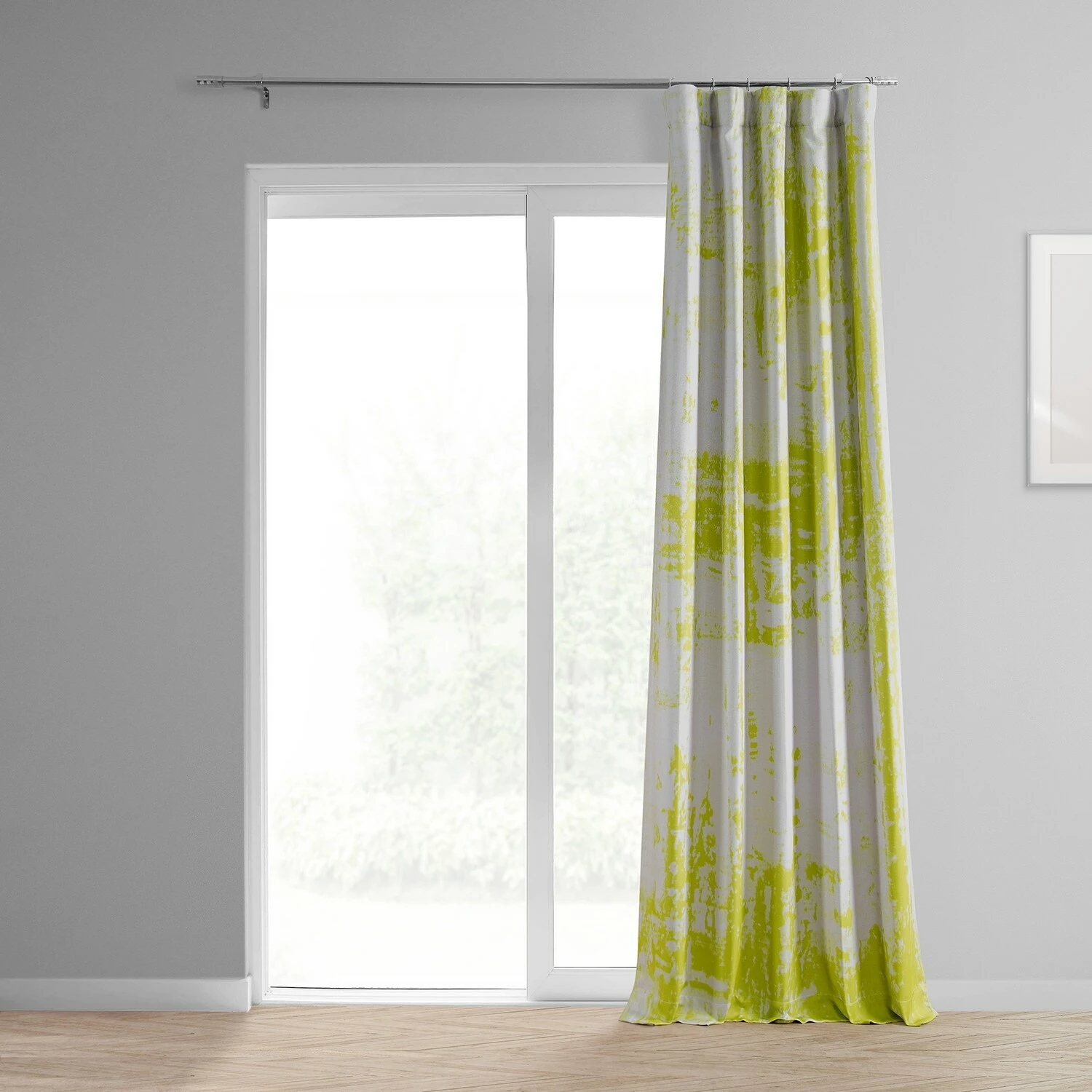 Promo 🛒 Exclusive Fabrics Dapple Printed Linen Textured Blackout Curtain (1 Panel) Dapple Green 🥰 4 Promo 🛒 Exclusive Fabrics Dapple Printed Linen Textured Blackout Curtain (1 Panel) Dapple Green 🥰 - Image 2