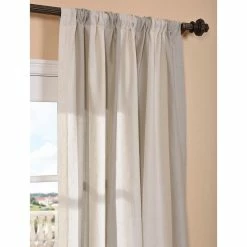 Discount 👏 Exclusive Fabrics Del Mar Stone Linen Blend Curtain (1 Panel) 🤩 -Exclusive Fabrics SHOP Exclusive Fabrics Del Mar Stone Linen Blend Curtain Panel 4e1e36d8 82f5 494b 8172 8fb9184e9197