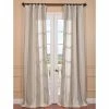 Discount 👏 Exclusive Fabrics Del Mar Stone Linen Blend Curtain (1 Panel) 🤩