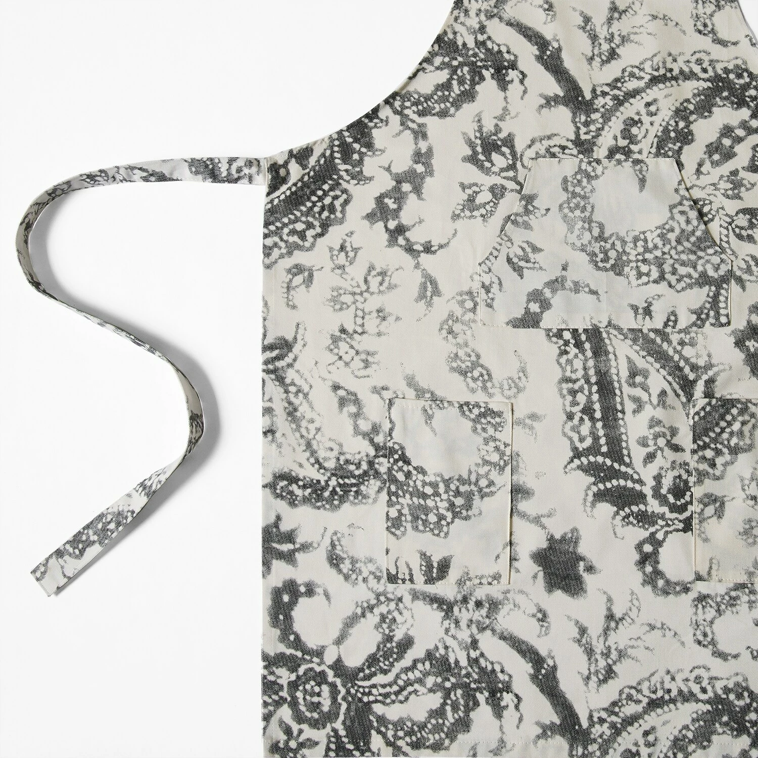 Deals 🔔 Exclusive Fabrics Edina Printed Cotton Apron - 27 X 34 Edina Gray 💯 17 Deals 🔔 Exclusive Fabrics Edina Printed Cotton Apron - 27 X 34 Edina Gray 💯 - Image 15