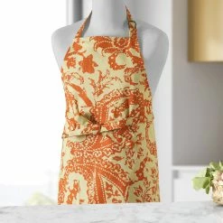 Deals 🔔 Exclusive Fabrics Edina Printed Cotton Apron - 27 X 34 Edina Gray 💯 20 Deals 🔔 Exclusive Fabrics Edina Printed Cotton Apron - 27 X 34 Edina Gray 💯 -Exclusive Fabrics SHOP Exclusive Fabrics Edina Printed Cotton Apron 3