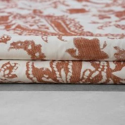 Outlet 💯 Exclusive Fabrics Edina Printed Cotton Hotel Blackout Curtain (1 Panel) Edina Blue ✔️ -Exclusive Fabrics SHOP Exclusive Fabrics Edina Printed Cotton Blackout Curtain Pair 282 Panels29 12