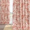 Coupon 😉 Exclusive Fabrics Edina Washed Printed Cotton Curtain Panel Edina Washed Grey 🎁