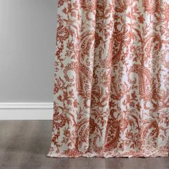 Coupon 😉 Exclusive Fabrics Edina Washed Printed Cotton Curtain Panel Edina Washed Grey 🎁 -Exclusive Fabrics SHOP Exclusive Fabrics Edina Washed Printed Cotton Single Curtain Panel 13