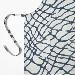 Hot Sale 🔔 Exclusive Fabrics Ellis Printed Cotton Apron - 27 X 34 ✔️ -Exclusive Fabrics SHOP Exclusive Fabrics Ellis Printed Cotton Apron 4