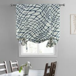 Top 10 😀 Exclusive Fabrics Ellis Printed Cotton Tie-Up Window Shade - 46 X 63 🤩