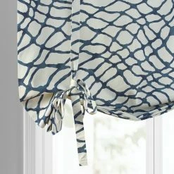 Top 10 😀 Exclusive Fabrics Ellis Printed Cotton Tie-Up Window Shade - 46 X 63 🤩 -Exclusive Fabrics SHOP Exclusive Fabrics Ellis Printed Cotton Tie Up Window Shade 4