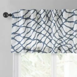 Hot Sale 🔔 Exclusive Fabrics Ellis Printed Cotton Window Valance - 50 X 19 ✨ -Exclusive Fabrics SHOP Exclusive Fabrics Ellis Printed Cotton Window Valance 2