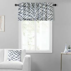 Hot Sale 🔔 Exclusive Fabrics Ellis Printed Cotton Window Valance - 50 X 19 ✨