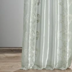 Cheapest 🌟 Exclusive Fabrics Embroidered Faux Silk Taffeta Curtain (1 Panel) Anastasia Gold 😀 -Exclusive Fabrics SHOP Exclusive Fabrics Embroidered Faux Silk Taffeta Curtain Panel 34130be8 222e 4382 b98f a53ed28b66df