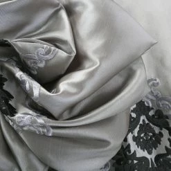 Deals 🤩 Exclusive Fabrics Embroidered Faux Silk Taffeta Curtain (1 Panel) Elias Platinum 👍 -Exclusive Fabrics SHOP Exclusive Fabrics Embroidered Faux Silk Taffeta Curtain Panel 36eba99e 1c24 426b a7b0 a00cf7aa812e
