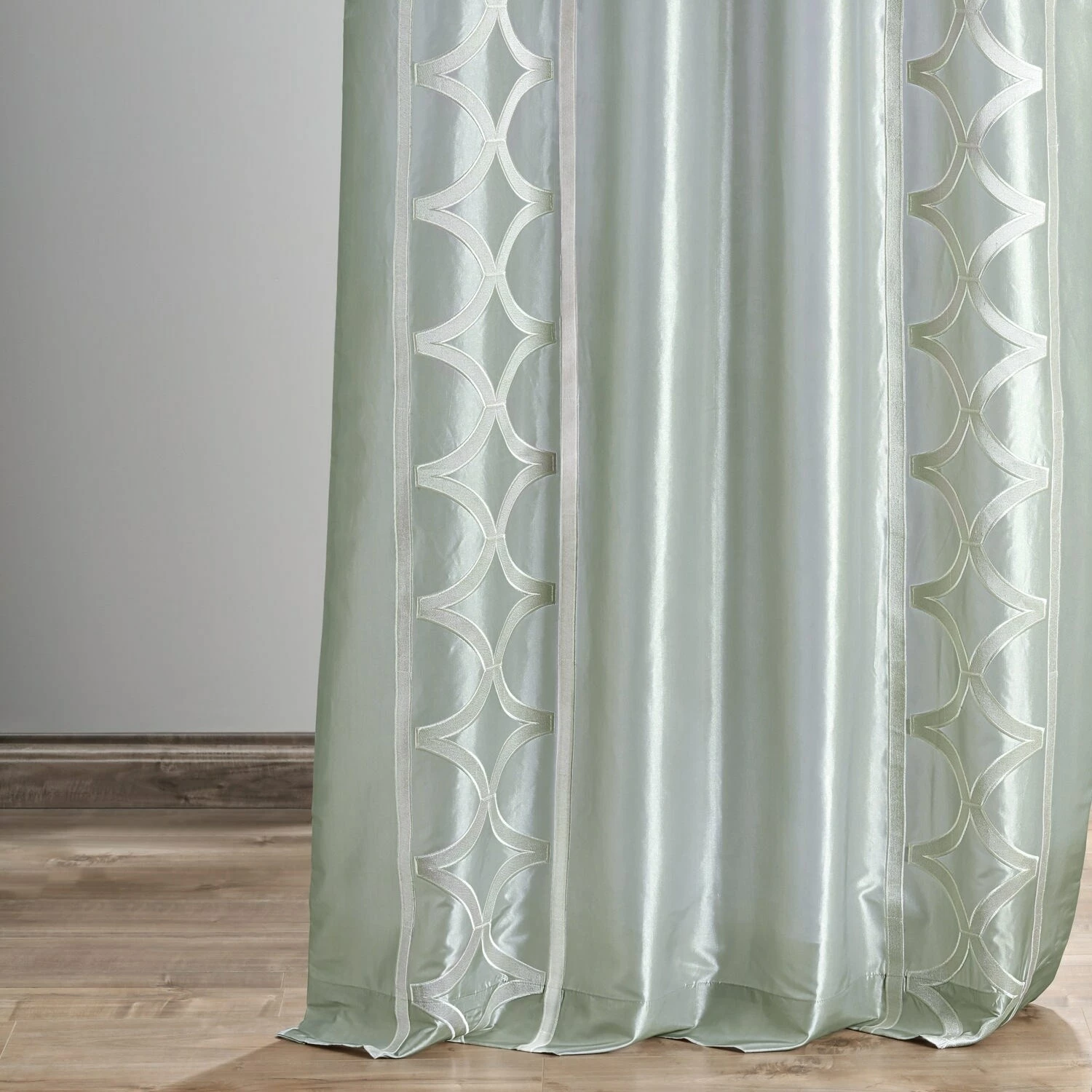 Discount โจ Exclusive Fabrics Embroidered Faux Silk Taffeta Curtain (1 Panel) Espalier Off White ๐ 16 Discount โจ Exclusive Fabrics Embroidered Faux Silk Taffeta Curtain (1 Panel) Espalier Off White ๐ - Image 14