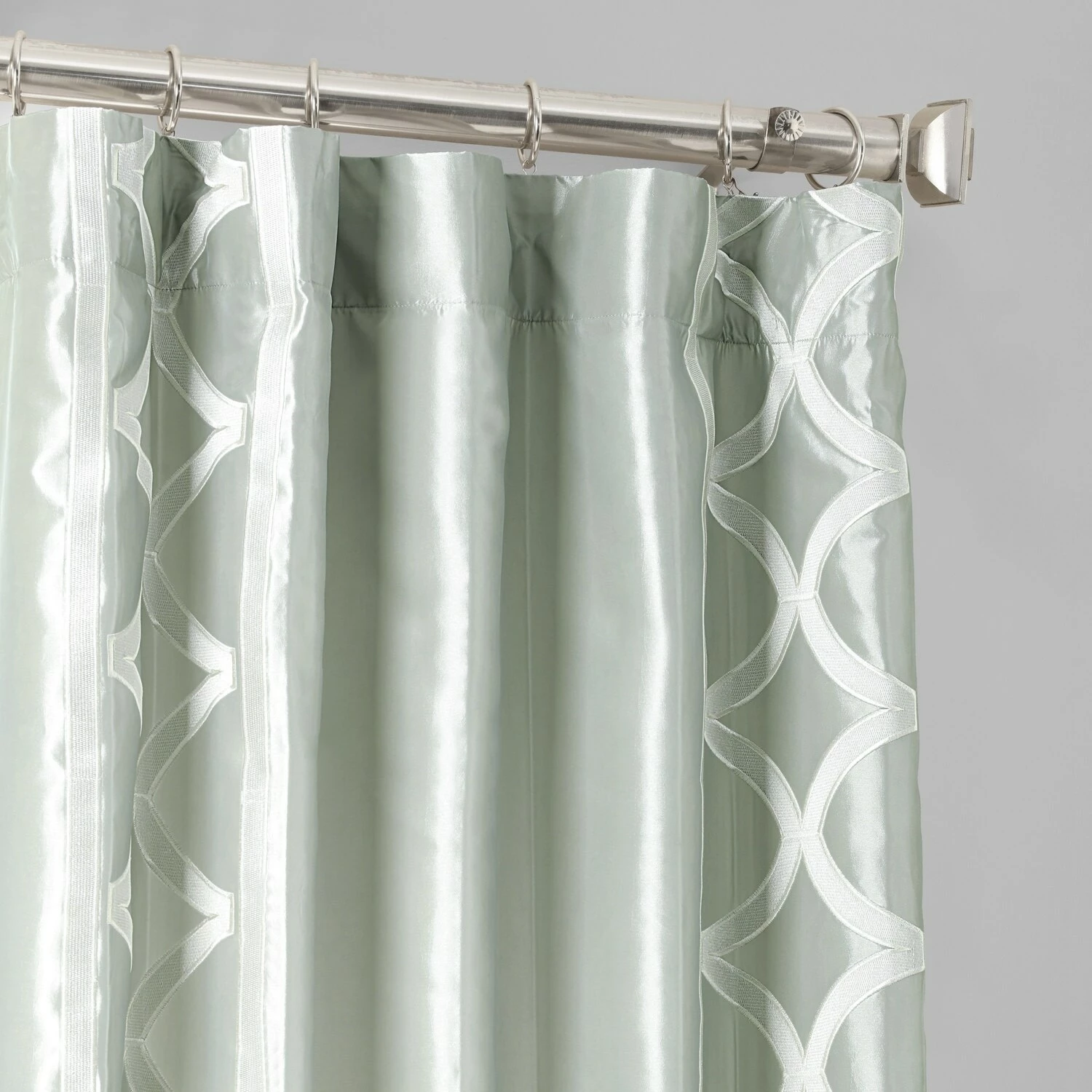 Discount โจ Exclusive Fabrics Embroidered Faux Silk Taffeta Curtain (1 Panel) Espalier Off White ๐ 14 Discount โจ Exclusive Fabrics Embroidered Faux Silk Taffeta Curtain (1 Panel) Espalier Off White ๐ - Image 12