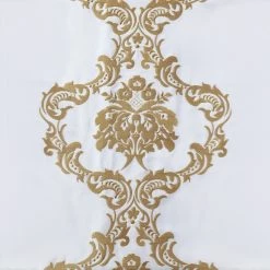 Cheapest 🌟 Exclusive Fabrics Embroidered Faux Silk Taffeta Curtain (1 Panel) Anastasia Gold 😀 -Exclusive Fabrics SHOP Exclusive Fabrics Embroidered Faux Silk Taffeta Curtain Panel 7c6a9b1d 4e5e 4e16 a89f 00f1a135e7d6