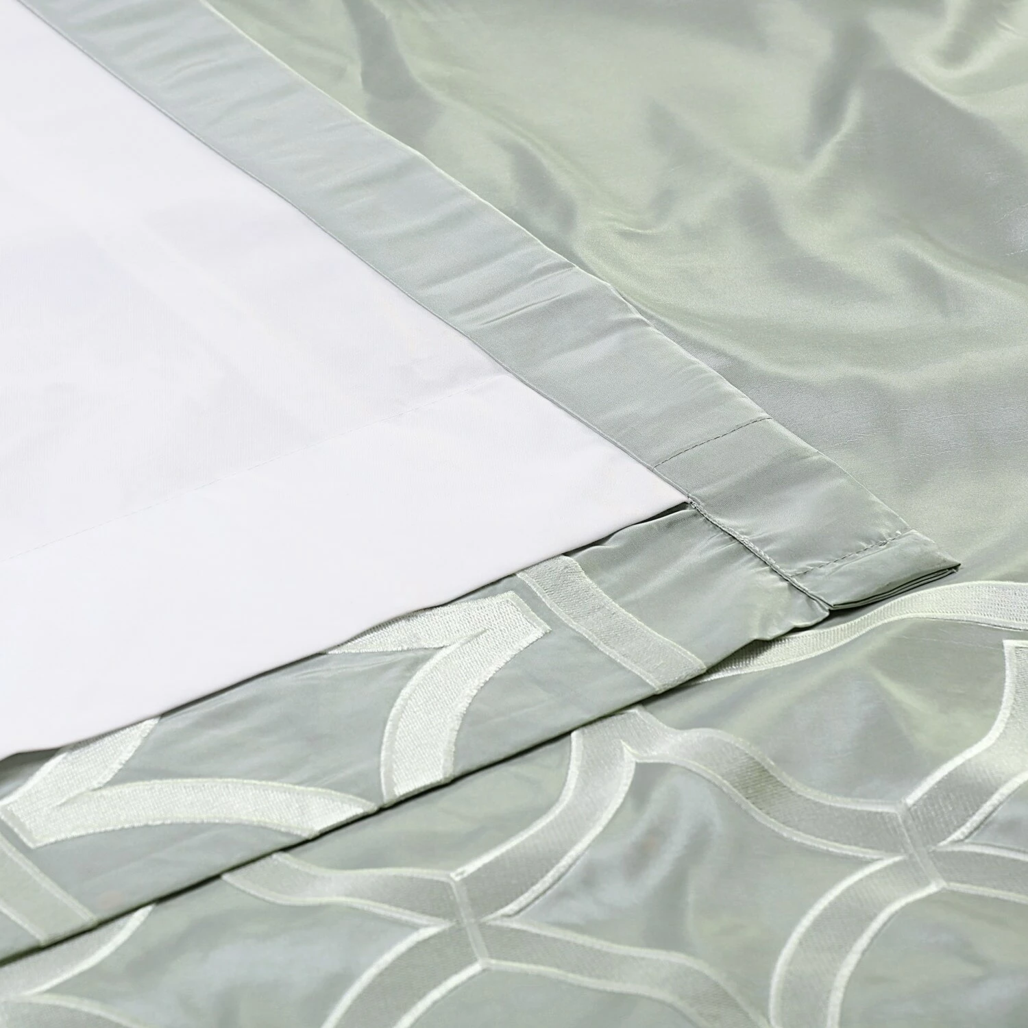 Discount โจ Exclusive Fabrics Embroidered Faux Silk Taffeta Curtain (1 Panel) Espalier Off White ๐ 17 Discount โจ Exclusive Fabrics Embroidered Faux Silk Taffeta Curtain (1 Panel) Espalier Off White ๐ - Image 15