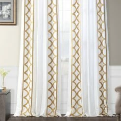 Discount โจ Exclusive Fabrics Embroidered Faux Silk Taffeta Curtain (1 Panel) Espalier Off White ๐ 21 Discount โจ Exclusive Fabrics Embroidered Faux Silk Taffeta Curtain (1 Panel) Espalier Off White ๐ -Exclusive Fabrics SHOP Exclusive Fabrics Embroidered Faux Silk Taffeta Curtain Panel 8d2c240f cc93 4e79 87a9 4ab01b8369e4