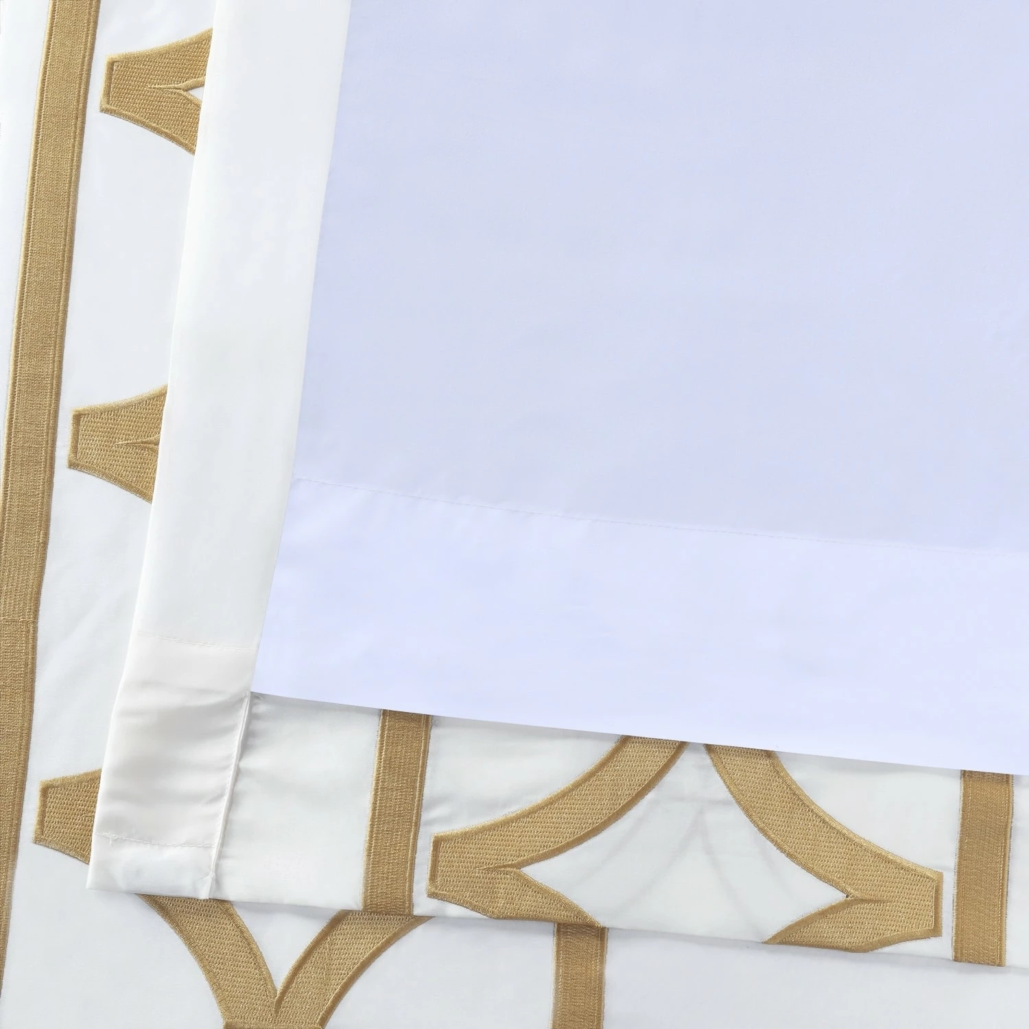 Discount โจ Exclusive Fabrics Embroidered Faux Silk Taffeta Curtain (1 Panel) Espalier Off White ๐ 8 Discount โจ Exclusive Fabrics Embroidered Faux Silk Taffeta Curtain (1 Panel) Espalier Off White ๐ - Image 6