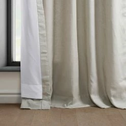 Wholesale 🔔 Exclusive Fabrics Euro Linen Curtain (1 Panel) Light Birch 👏 -Exclusive Fabrics SHOP Exclusive Fabrics Euro Linen Curtain 281 Panel29 10