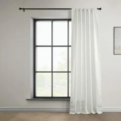Wholesale 🔔 Exclusive Fabrics Euro Linen Curtain (1 Panel) Light Birch 👏 -Exclusive Fabrics SHOP Exclusive Fabrics Euro Linen Curtain 281 Panel29 13