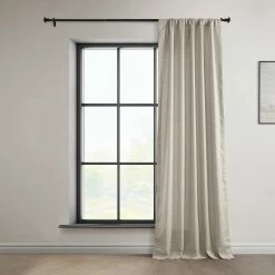 Wholesale 🔔 Exclusive Fabrics Euro Linen Curtain (1 Panel) Light Birch 👏 -Exclusive Fabrics SHOP Exclusive Fabrics Euro Linen Curtain 281 Panel29 4