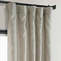 Wholesale 🔔 Exclusive Fabrics Euro Linen Curtain (1 Panel) Light Birch 👏 -Exclusive Fabrics SHOP Exclusive Fabrics Euro Linen Curtain 281 Panel29 6