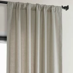 Wholesale 🔔 Exclusive Fabrics Euro Linen Curtain (1 Panel) Light Birch 👏 -Exclusive Fabrics SHOP Exclusive Fabrics Euro Linen Curtain 281 Panel29 7