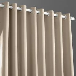 Promo 🌟 Exclusive Fabrics Extra Wide Blackout Grommet 96-inch Curtain (1 Panel) - 100 X 96 Eggnog 🎉 -Exclusive Fabrics SHOP Exclusive Fabrics Extra Wide Thermal Blackout Grommet 96 inch Curtain Panel 7
