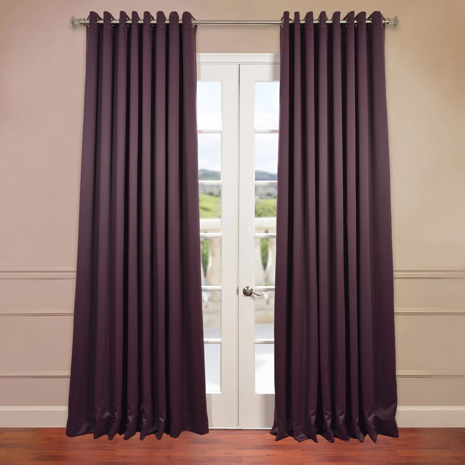 Best Sale ๐ Exclusive Fabrics Extra Wide Blackout 108-inch Grommet Curtain Panel - 100 X 108 Grey ๐งจ 4 Best Sale ๐ Exclusive Fabrics Extra Wide Blackout 108-inch Grommet Curtain Panel - 100 X 108 Grey ๐งจ - Image 2