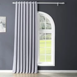 Best Sale ๐ Exclusive Fabrics Extra Wide Blackout 108-inch Grommet Curtain Panel - 100 X 108 Grey ๐งจ 29 Best Sale ๐ Exclusive Fabrics Extra Wide Blackout 108-inch Grommet Curtain Panel - 100 X 108 Grey ๐งจ -Exclusive Fabrics SHOP Exclusive Fabrics Extra Wide Thermal Blackout Grommet Top 108 inch Curtain Panel 12