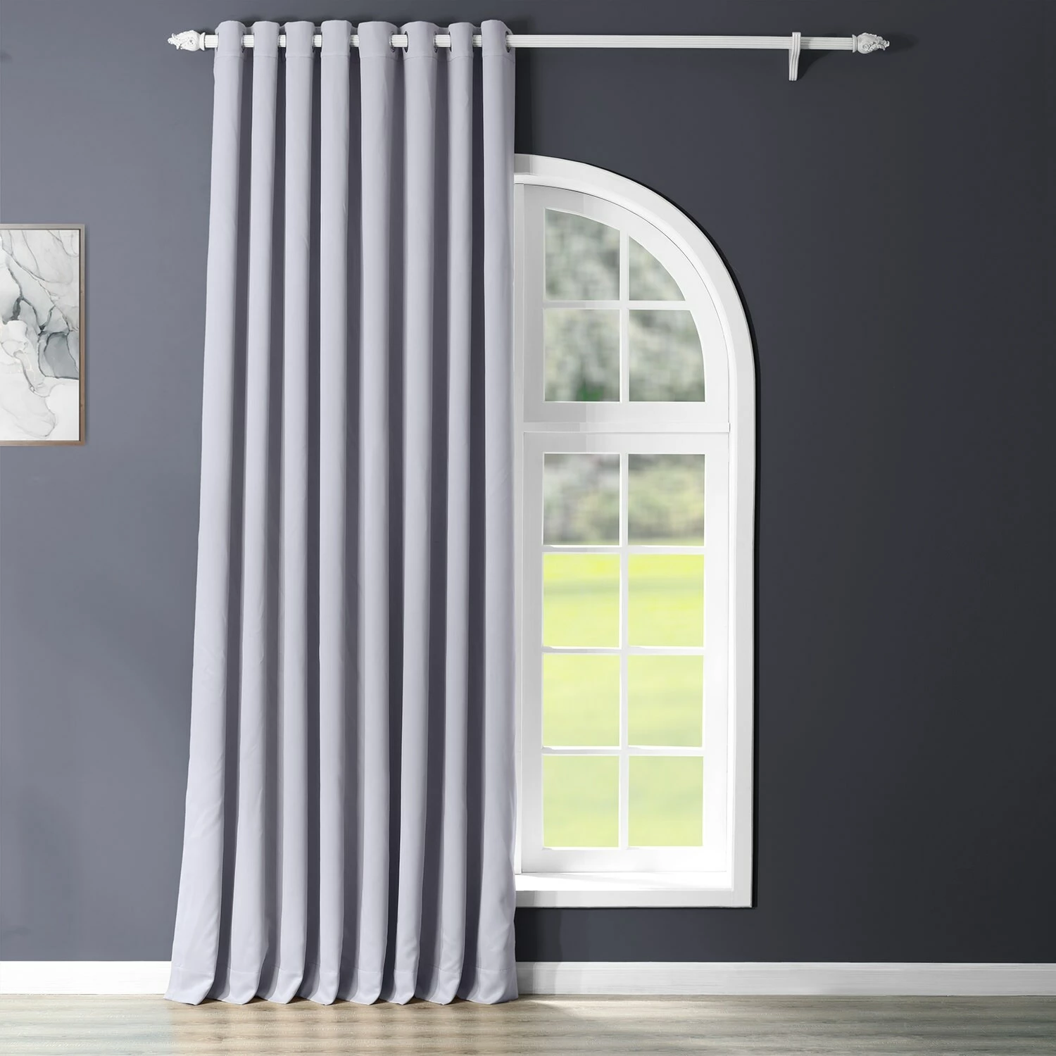 Best Sale ๐ Exclusive Fabrics Extra Wide Blackout 108-inch Grommet Curtain Panel - 100 X 108 Grey ๐งจ 15 Best Sale ๐ Exclusive Fabrics Extra Wide Blackout 108-inch Grommet Curtain Panel - 100 X 108 Grey ๐งจ - Image 13