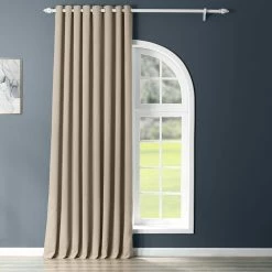 Best Sale ๐ Exclusive Fabrics Extra Wide Blackout 108-inch Grommet Curtain Panel - 100 X 108 Grey ๐งจ 30 Best Sale ๐ Exclusive Fabrics Extra Wide Blackout 108-inch Grommet Curtain Panel - 100 X 108 Grey ๐งจ -Exclusive Fabrics SHOP Exclusive Fabrics Extra Wide Thermal Blackout Grommet Top 108 inch Curtain Panel 13