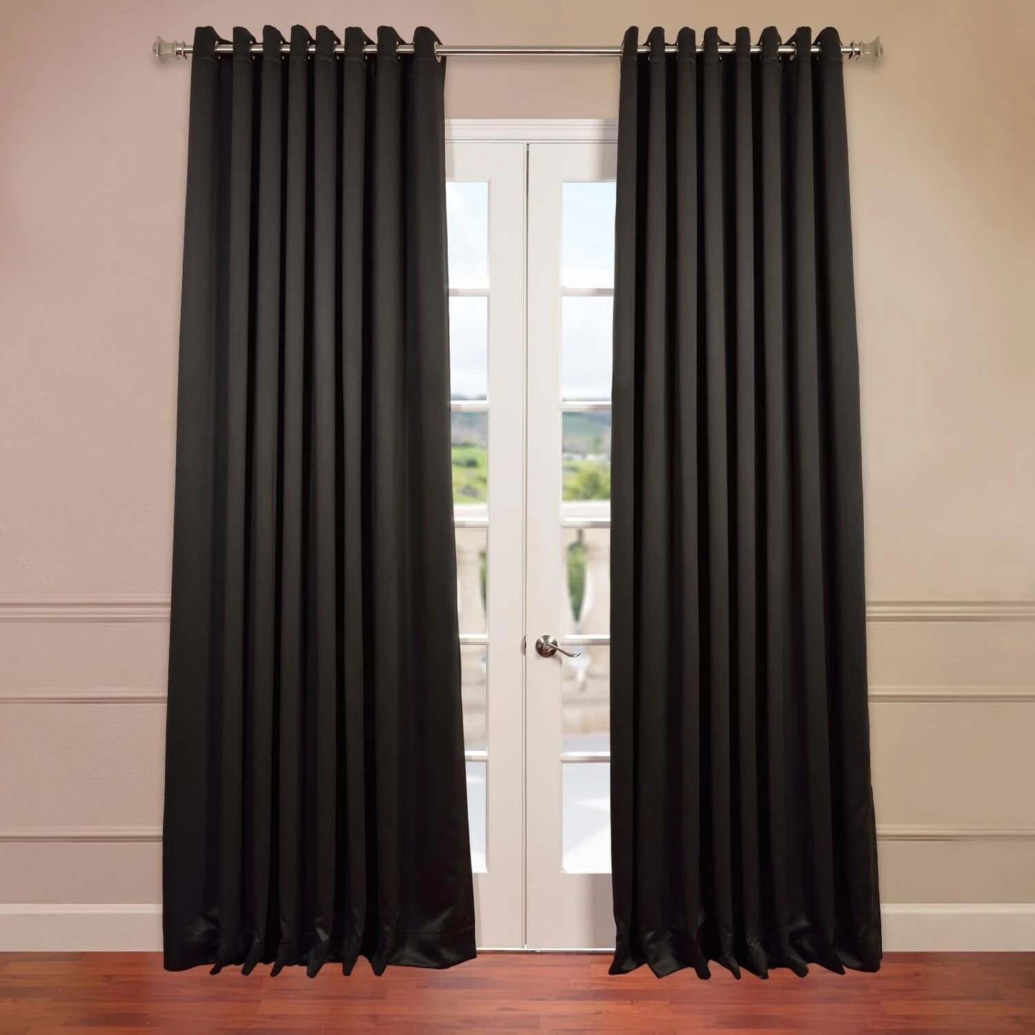 Best Sale ๐ Exclusive Fabrics Extra Wide Blackout 108-inch Grommet Curtain Panel - 100 X 108 Grey ๐งจ 5 Best Sale ๐ Exclusive Fabrics Extra Wide Blackout 108-inch Grommet Curtain Panel - 100 X 108 Grey ๐งจ - Image 3