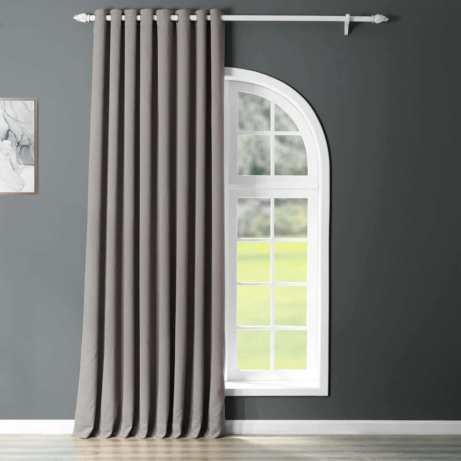 Best Sale ๐ Exclusive Fabrics Extra Wide Blackout 108-inch Grommet Curtain Panel - 100 X 108 Grey ๐งจ 8 Best Sale ๐ Exclusive Fabrics Extra Wide Blackout 108-inch Grommet Curtain Panel - 100 X 108 Grey ๐งจ - Image 6