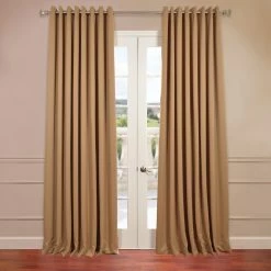 Best Sale ๐ Exclusive Fabrics Extra Wide Blackout 108-inch Grommet Curtain Panel - 100 X 108 Grey ๐งจ 25 Best Sale ๐ Exclusive Fabrics Extra Wide Blackout 108-inch Grommet Curtain Panel - 100 X 108 Grey ๐งจ -Exclusive Fabrics SHOP Exclusive Fabrics Extra Wide Thermal Blackout Grommet Top 108 inch Curtain Panel 8