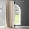 Buy 🎁 Exclusive Fabrics Extra Wide Blackout Grommet 120-inch Curtain (1 Panel) - 120 X 100 Eggnog 😉 -Exclusive Fabrics SHOP Exclusive Fabrics Extra Wide Thermal Blackout Grommet Top 120 inch Curtain Panel