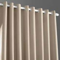 Buy 🎁 Exclusive Fabrics Extra Wide Blackout Grommet 120-inch Curtain (1 Panel) - 120 X 100 Eggnog 😉 -Exclusive Fabrics SHOP Exclusive Fabrics Extra Wide Thermal Blackout Grommet Top 120 inch Curtain Panel 14