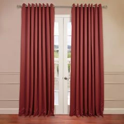 Best Sale 🥰 Exclusive Fabrics Extra Wide Blackout Grommet 84-inch Curtain (1 Panel) - 100 X 84 Neutral Grey 🧨 -Exclusive Fabrics SHOP Exclusive Fabrics Extra Wide Thermal Blackout Grommet Top 84 inch Curtain Panel 7