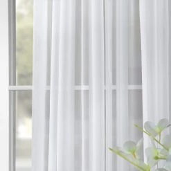 Cheapest ⭐ Exclusive Fabrics Extra Wide White Voile Sheer Curtain Panel (1 Panel) ✔️ -Exclusive Fabrics SHOP Exclusive Fabrics Extra Wide White Voile Sheer Curtain Panel c3bf1d66 6a6b 4d32 bc48 3111768e387a