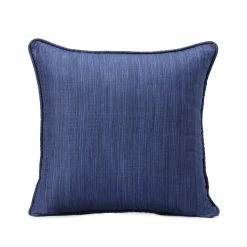 Top 10 👍 Exclusive Fabrics Faux Designer Shantung Faux Silk Cushion Cover (Set Of 2) Prussian Blue ✔️ -Exclusive Fabrics SHOP Exclusive Fabrics Faux Designer Shantung Faux Silk Cushion Cover Pair 12